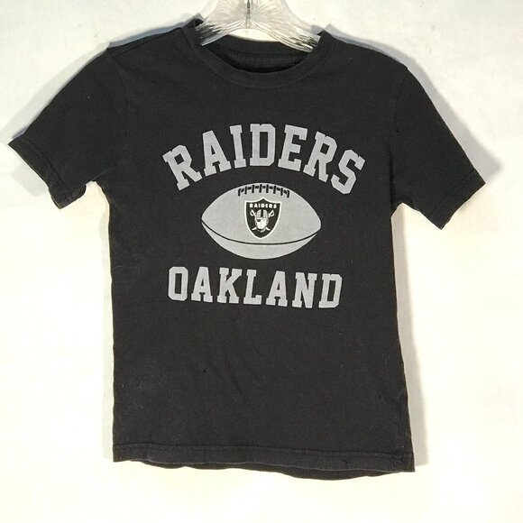 NFL Vintage Oakland Raiders Kids Small Tee Short Sleeve T Shirt - Picture 1 of 6